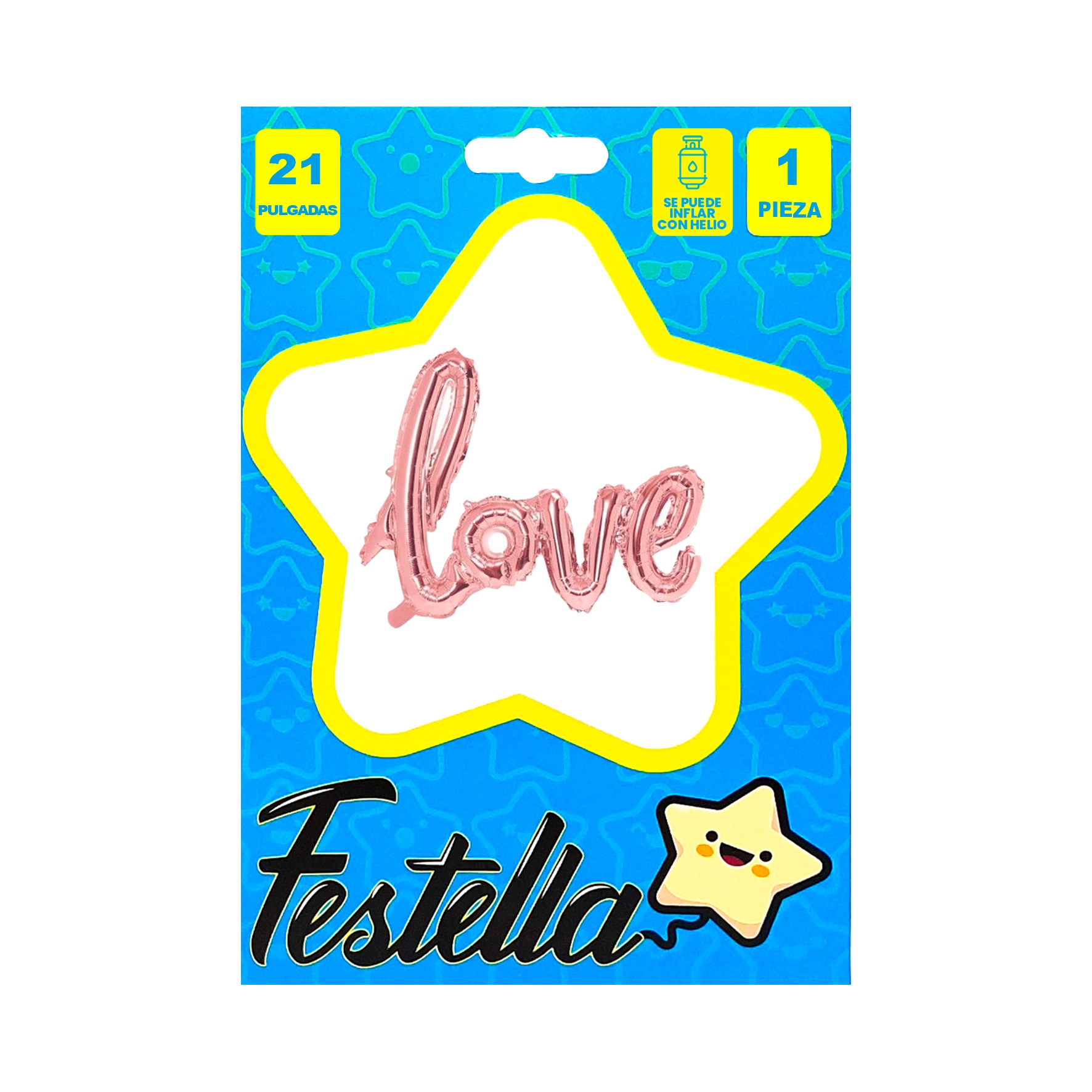 GLOBO LOVE PALO ROSA 21" (PQTX25)