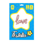 GLOBO LOVE PALO ROSA 21" (PQTX25),