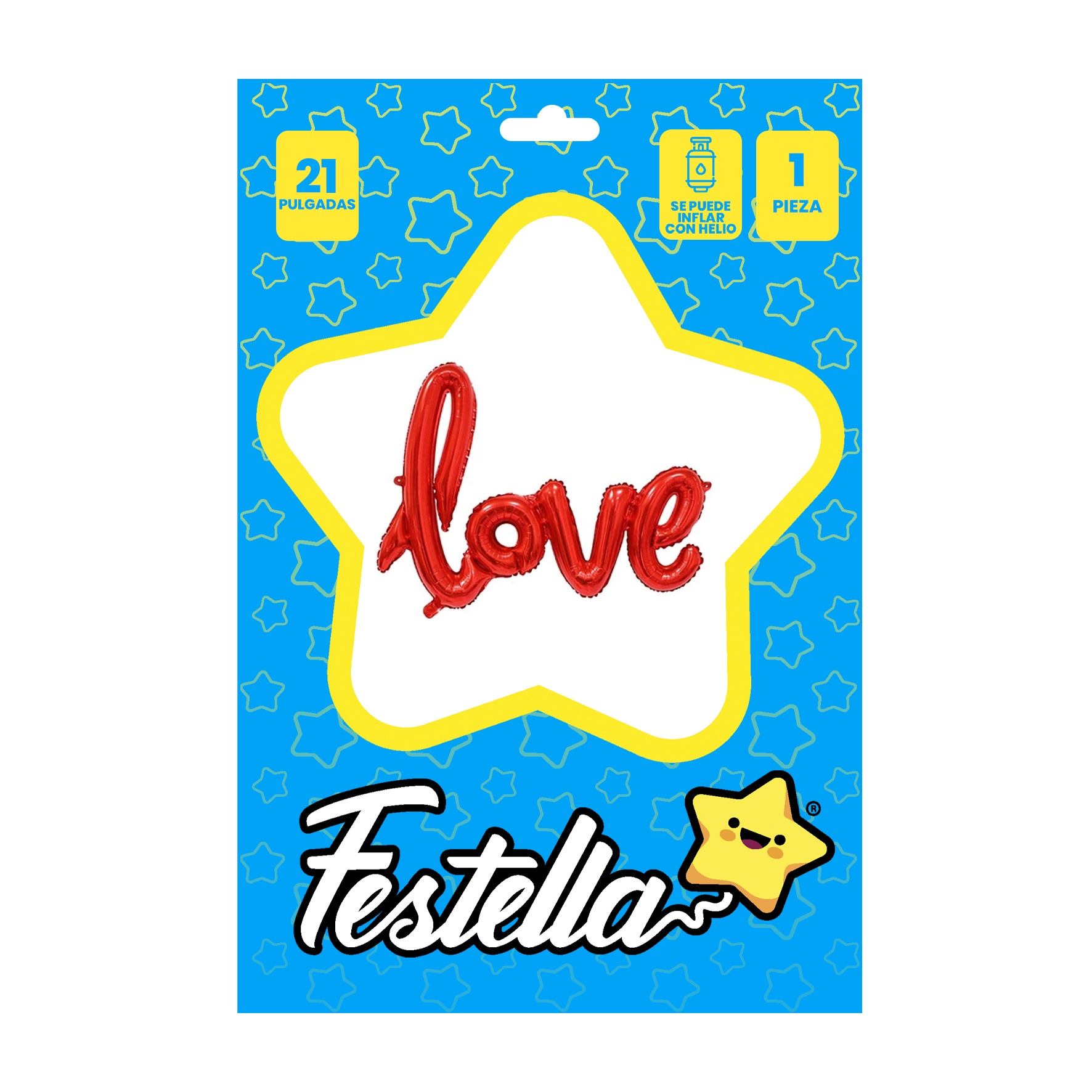 GLOBO LOVE ROJO 21" (PQTX25)