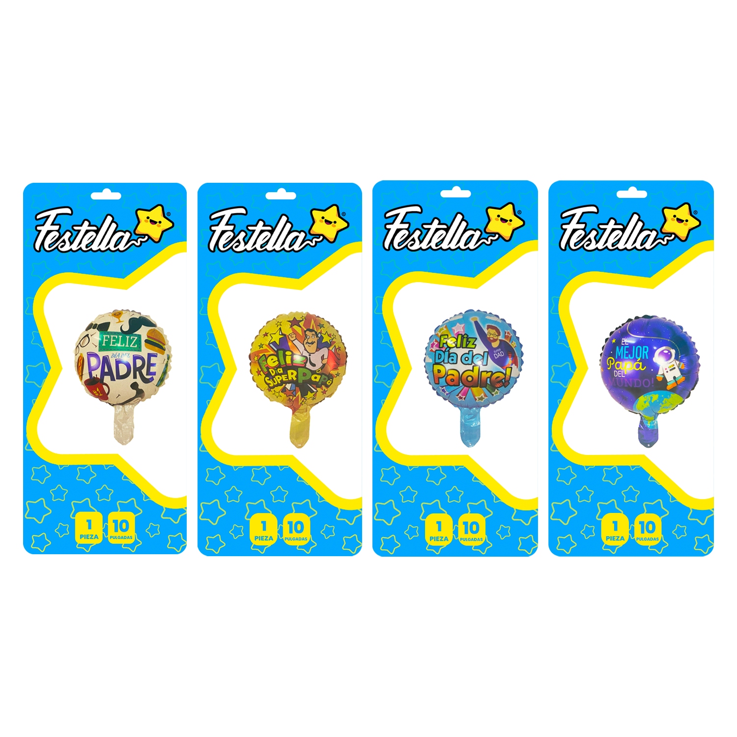GLOBO FELIZ DIA DEL PADRE 10"(PQTX25).