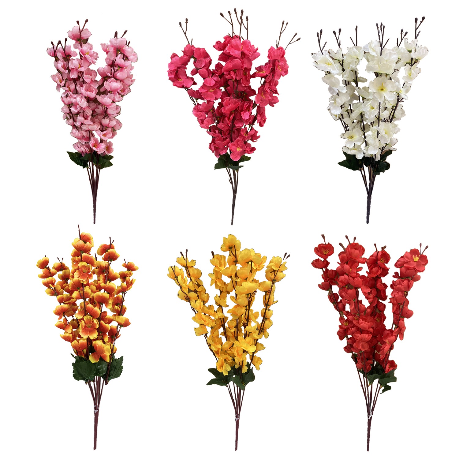 RAMO FLORES ARTIFICIALES X7 60CM