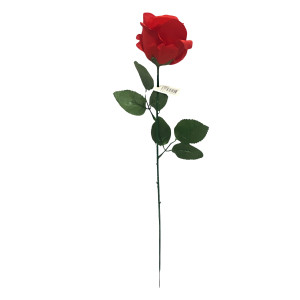 ROSA ARTIFICIAL ROJA 53CM (PQTX12)