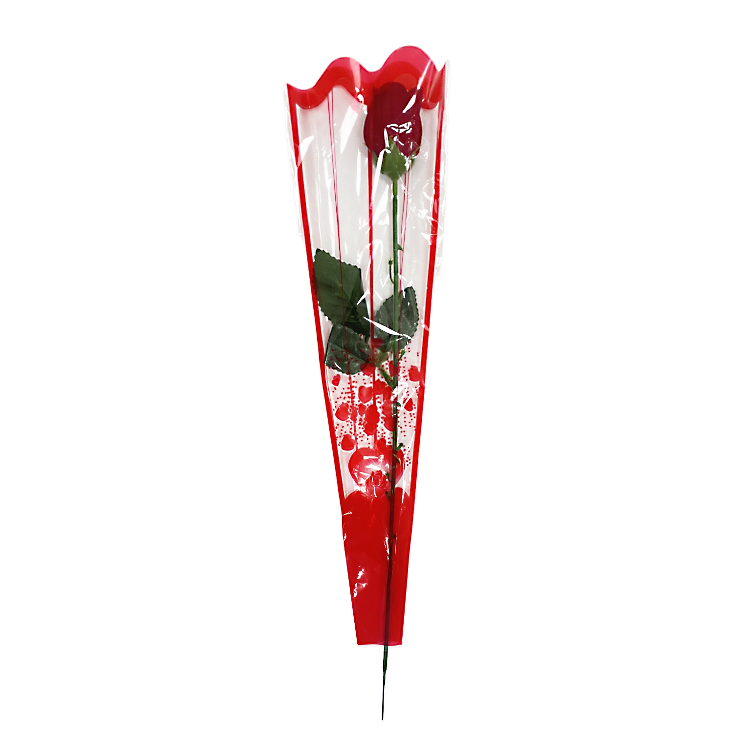 ROSA ARTIFICIAL ROJA EN BOLSA (PQTX12):