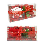 ROSAS CON OSO/CORAZON FELIZ DIA EN ACETATO: