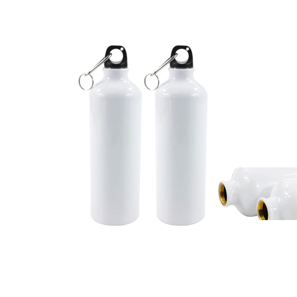 TERMO METALICO BLANCO 800ML 2D-11055