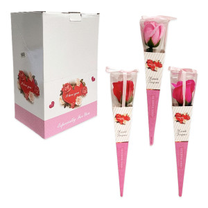 ROSA ARTIFICIAL 29CM EN ACETATO (CJX12)