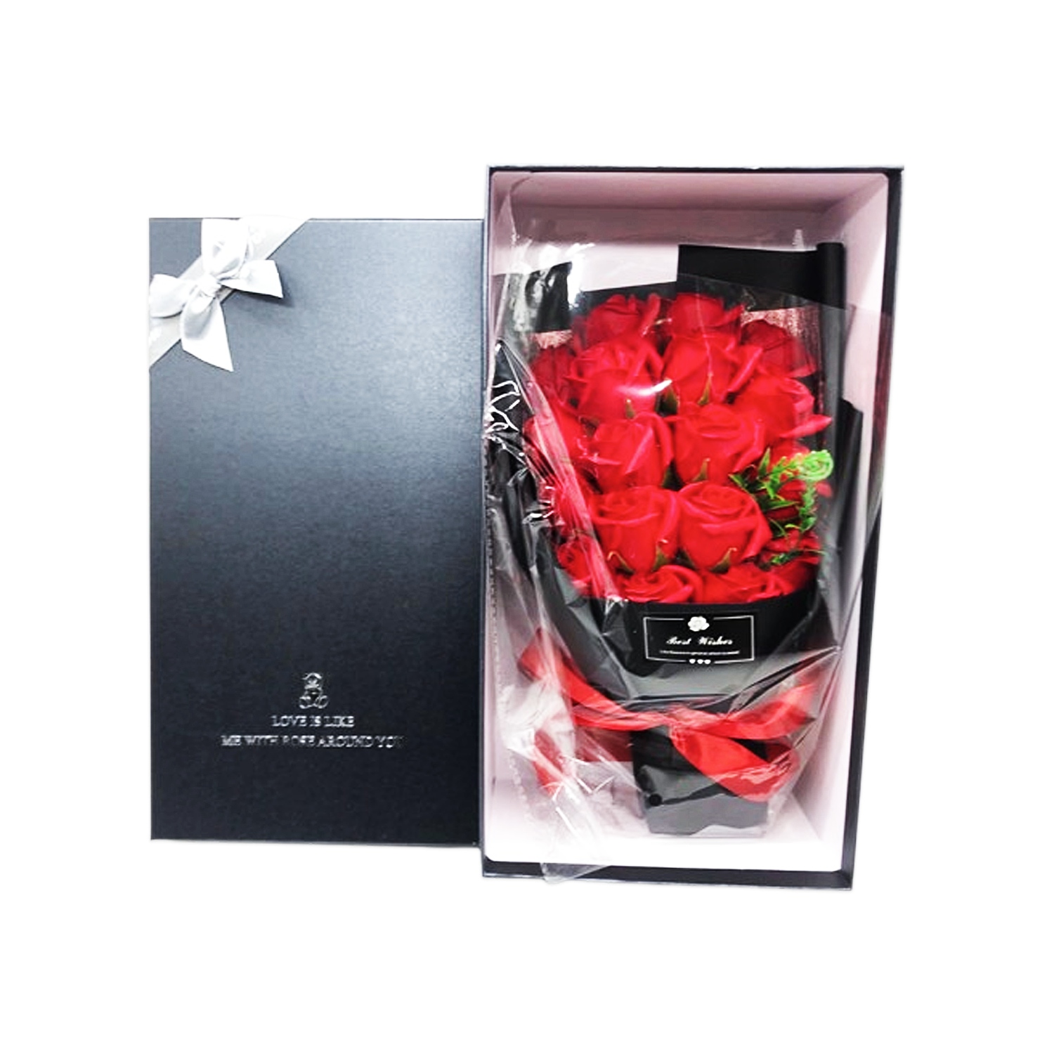 RAMO ROSAS ROJAS FELIZ DIA EN CAJA