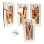RAMO TULIPANES FELIZ DIA EN BOLSA DESARMADA (CJX10)