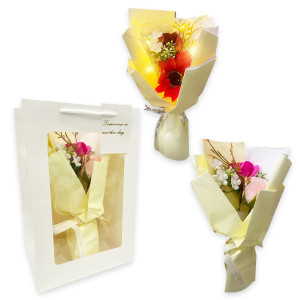 RAMO FLORES CON LUZ EN BOLSA DESARMADA (CJX5)