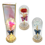 ROSA BRILLANTE CON LUZ ENCAPSULADA