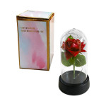 RAMO ROSA ARTIFICIAL CON LUZ ENCAPSULADA