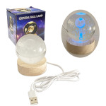ESFERA DE CRITAL LUZ MULTICOLOR 6CM (USB)