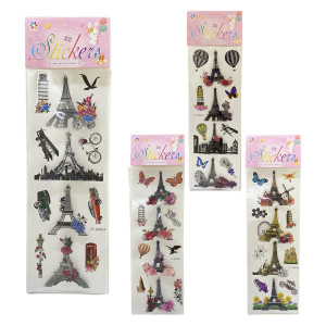 STICKER TORRE EIFFEL X4 (PQTX10)