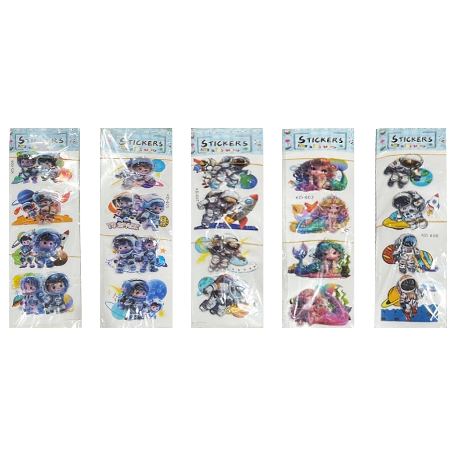 STICKER INFANTIL X4 (PQTX12)