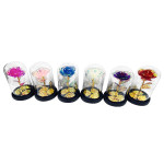 ROSA BRILLANTE ENCAPSULADA CON LUZ: