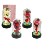 RAMO ROSA ARTIFICIAL CON LUZ ENCAPSULADA