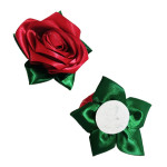 ROSA ETERNA ROJA OSCURA DE TELA (CJX24)