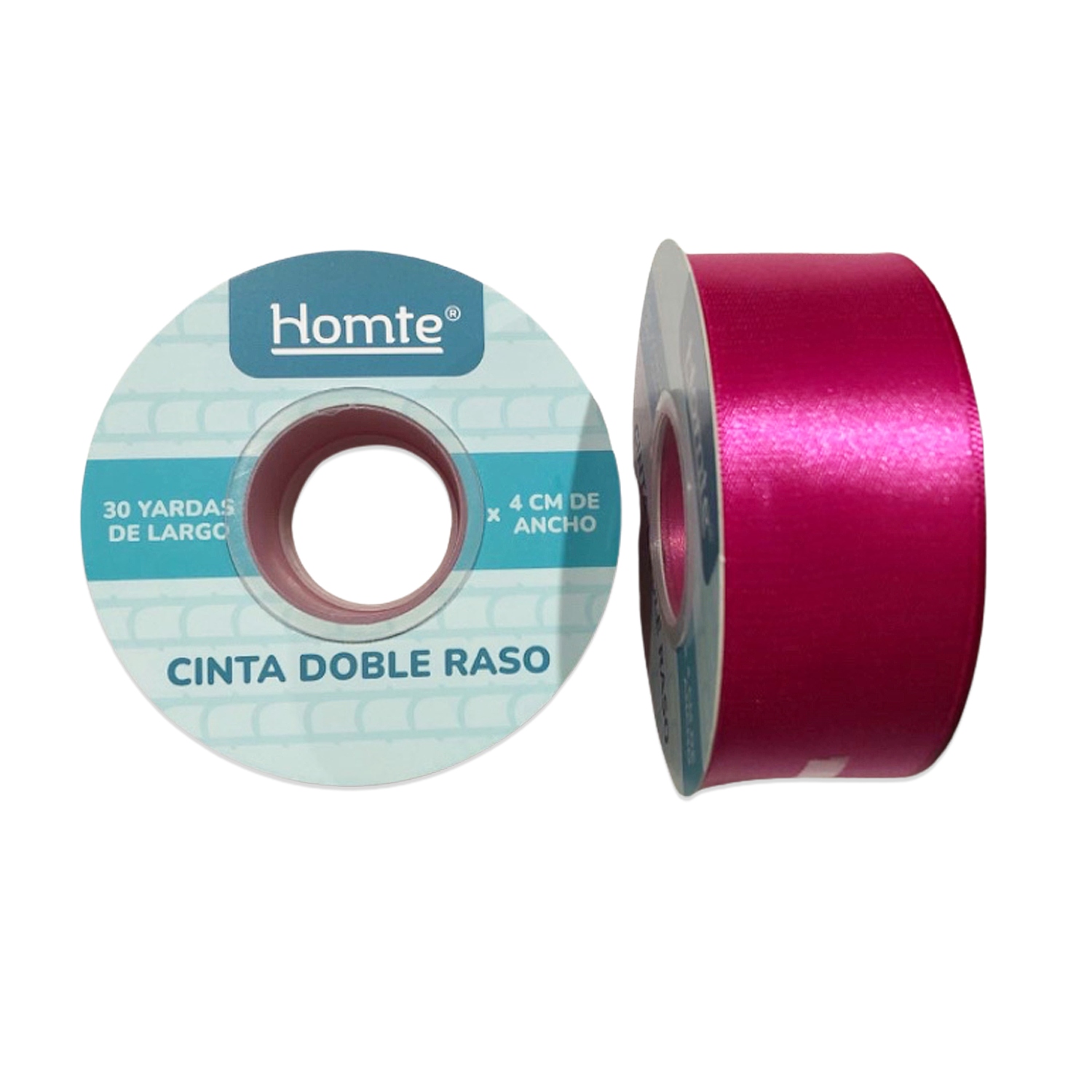 CINTA DOBLE RASO FUCSIA 30Y (PQTX5)