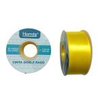 CINTA DOBLE RASO AMARILLA 30Y (PQTX5)