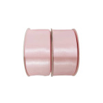 CINTA DOBLE RASO ROSADA 30Y (PQTX5)