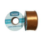 CINTA DOBLE RASO CAFE 30Y (PQTX5)