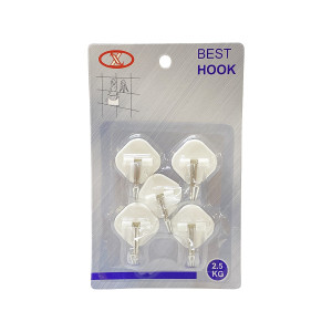 PERCHERO BLANCO METALICO X5 (CJX40)