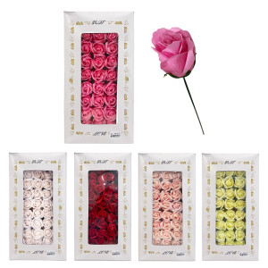 ROSA ARTIFICIAL SURTIDA 6CM (CJX50)