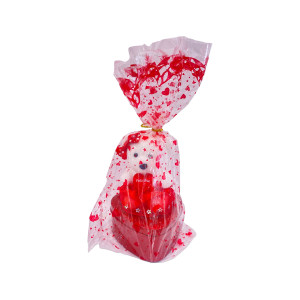 OSO CON CAJA CORAZON METALICA EN BOLSA