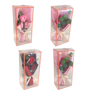 RAMO ROSAS ARTIFICIAL EN ACETATO (CJX12)