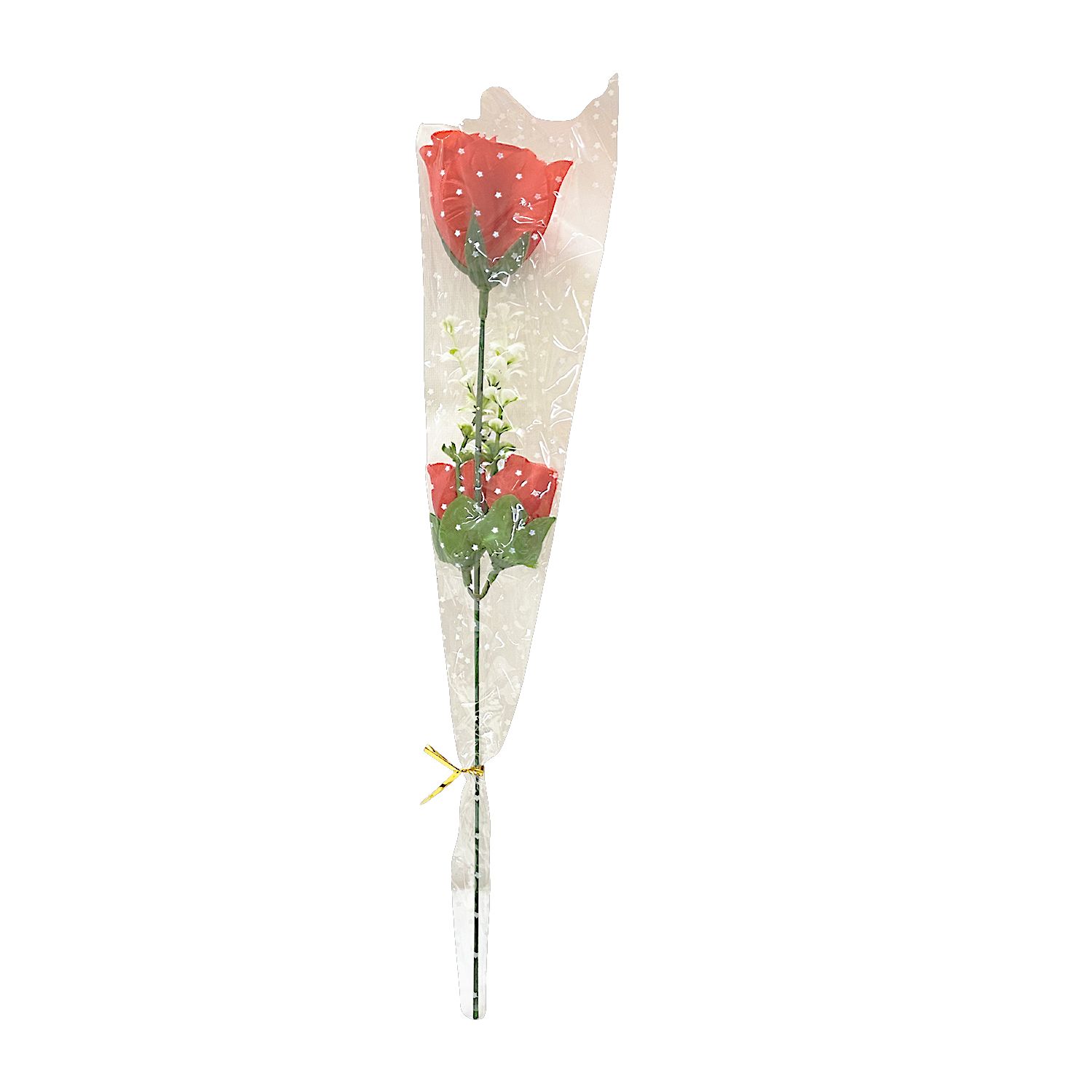 ROSAS ARTIFICIALES 33CM EN BOLSA (PQTX12)