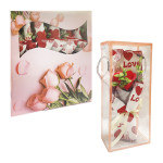 RAMO ROSA ARTIFICIAL EN ACETATO 25CM (CJX12),