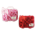 ROSAS ARTIFICIALES X12 EN CAJA FELIZ DIA
