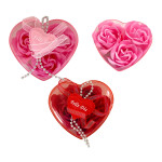 ROSAS ARTIFICIALES EN CAJA CORAZON