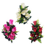 RAMO ROSAS ARTIFICAL X24 60CM