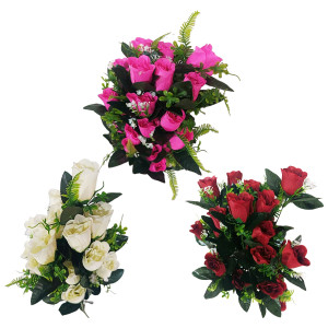 RAMO ROSAS ARTIFICIAL X36 66CM