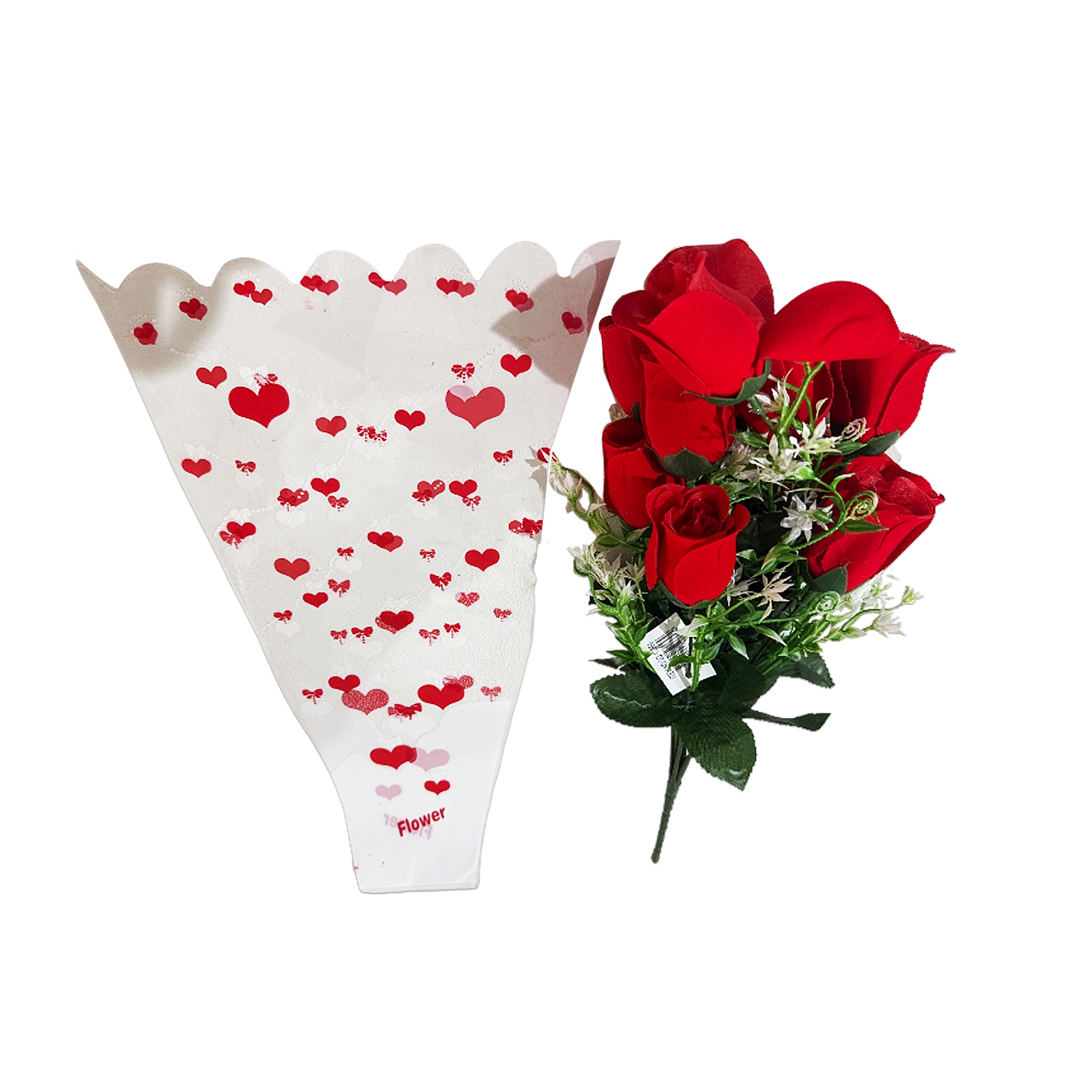 RAMO FLORES ARTIFICIAL X12 43CM EN BOLSA