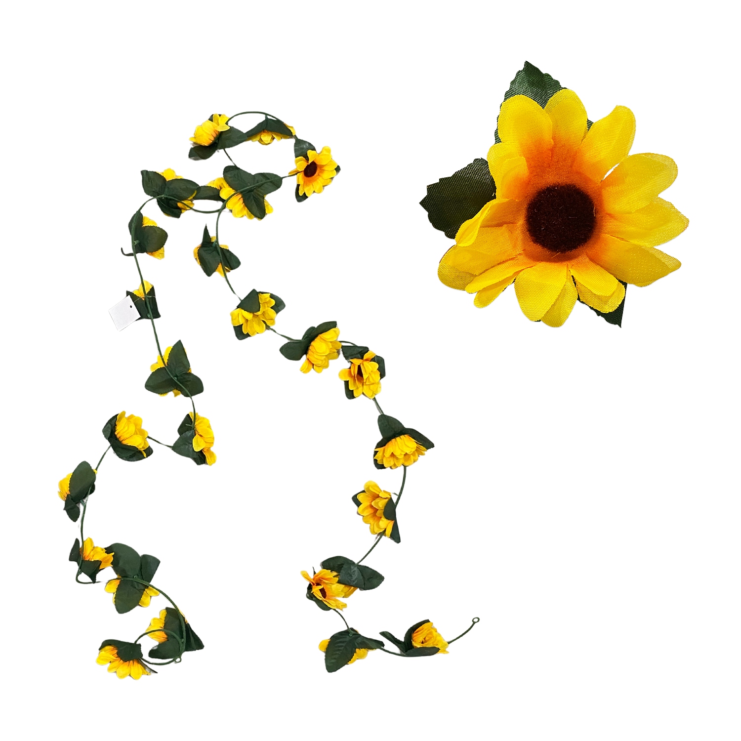 ENREDADERA DE GIRASOLES ARTIFICIAL 1.8M