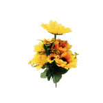 RAMO GIRASOLES ARTIFICIALES X5 35CM,