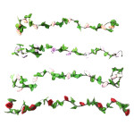 ENREDADERA DE ROSAS ARTIFICIALES 2M,