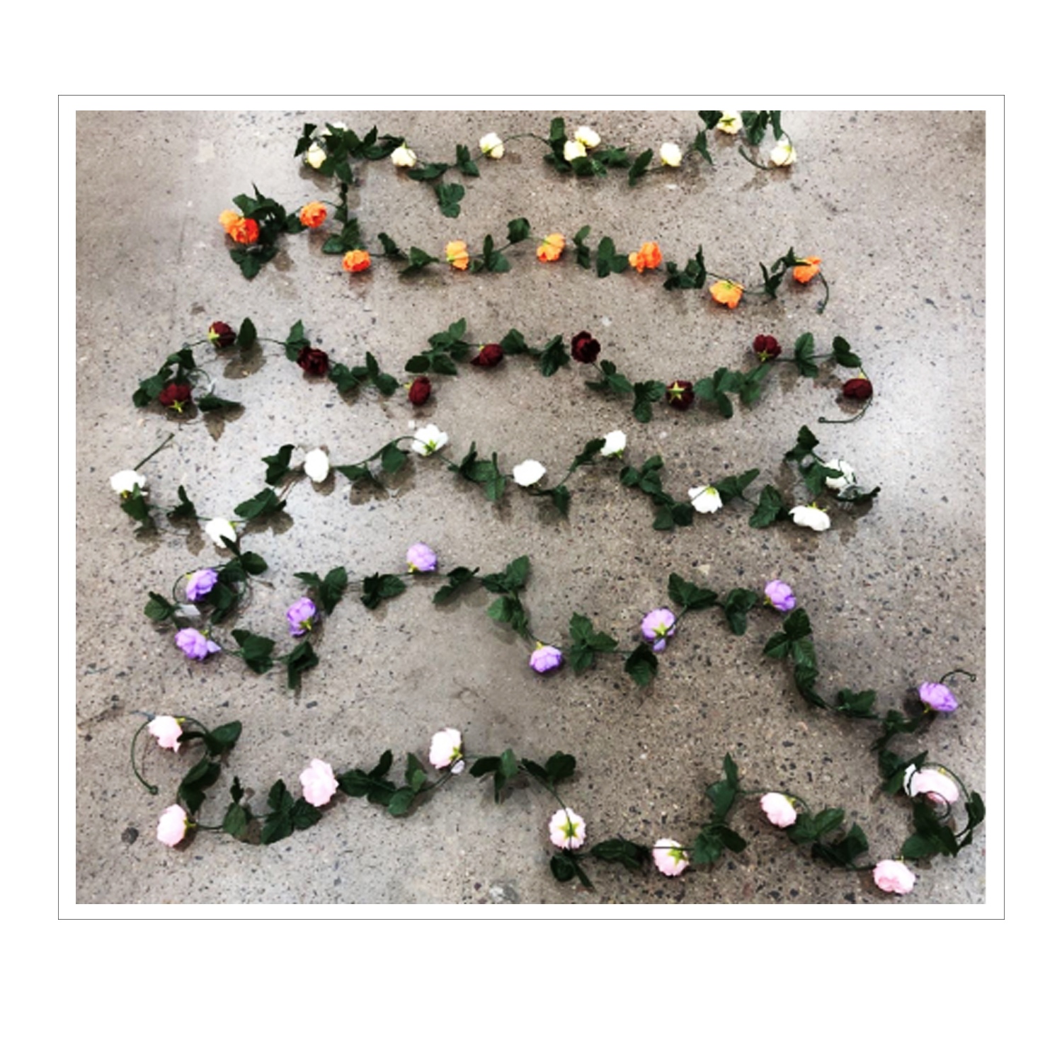 ENREDADERA DE FLORES ARTIFICIALES 2M