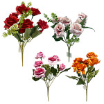 RAMO ROSAS ARTIFICIAL X6 30CM,