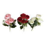 RAMO ROSAS ARTIFICAL X5 30CM