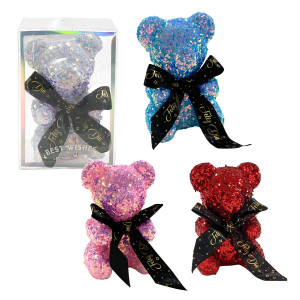 OSO BRILLANTE DECORATIVO EN ACETATO (CJX6)