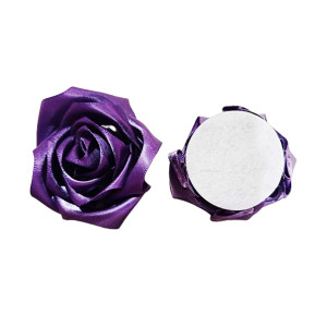 ROSA ETERNA MORADA DE TELA (CJX200)