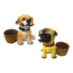 ADORNO PERRO CON CANASTA