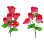 ROSA SURTIDA DECORATIVA ECO X5 (PQTX4):