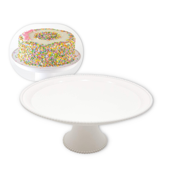 SOPORTE BLANCO PARA PASTEL