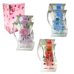 FLORERO DECORATIVO EN VIDRIO