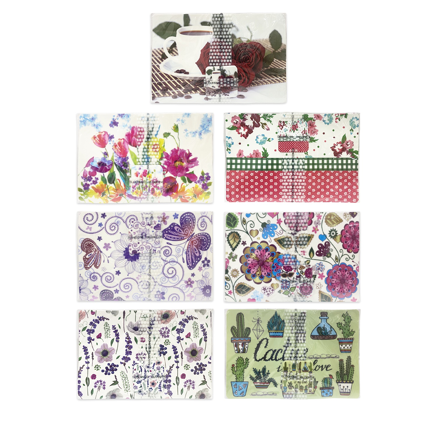 INDIVIDUAL PLASTICO SURTIDO X12