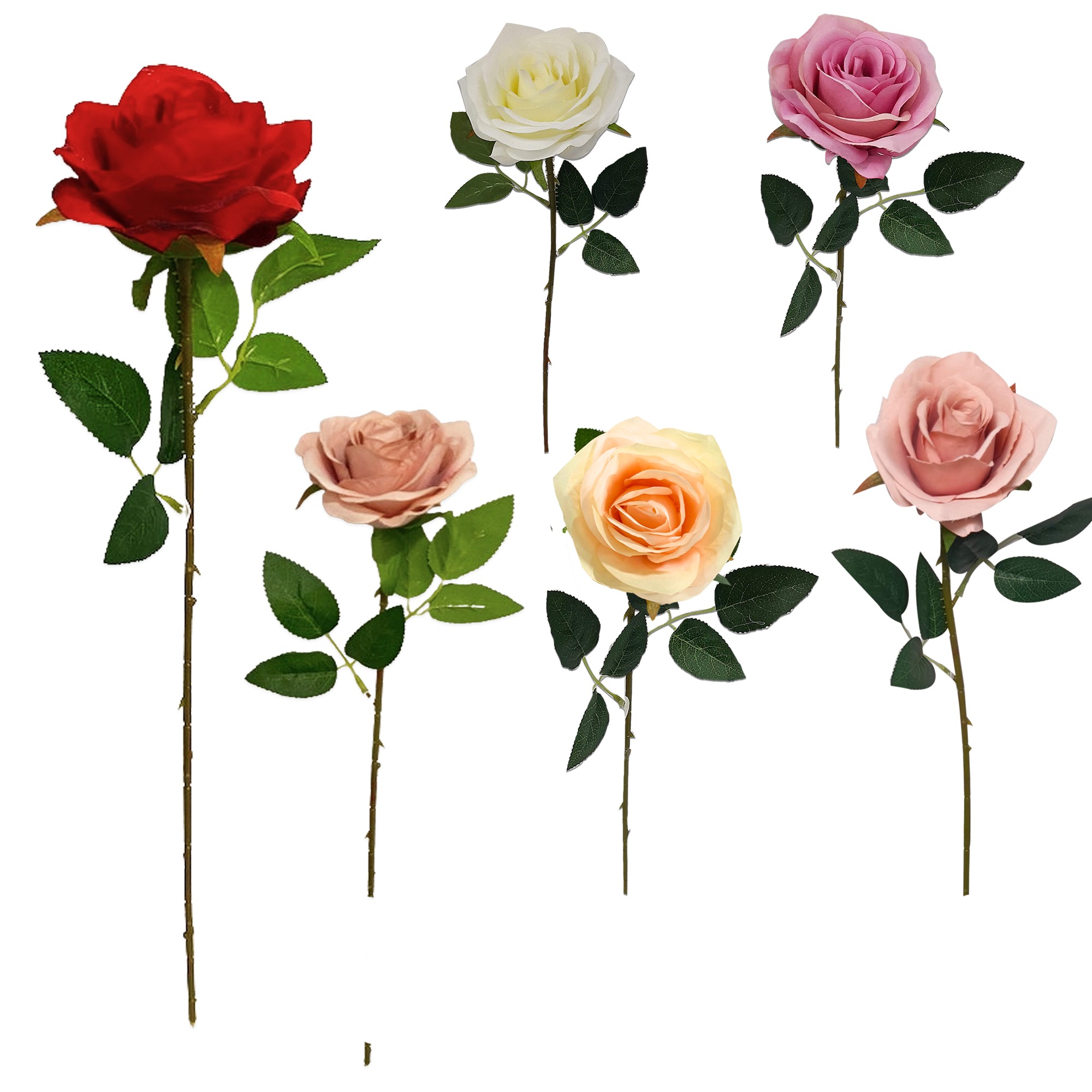 ROSA ARTIFICIAL SURTIDA 46CM (CJX240)